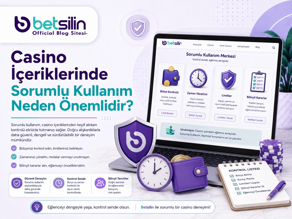 Betsilin casino aramasında karşılaşılan canlı casino, masa oyunları ve slot kategorilerini anlatan bilgilendirme görseli