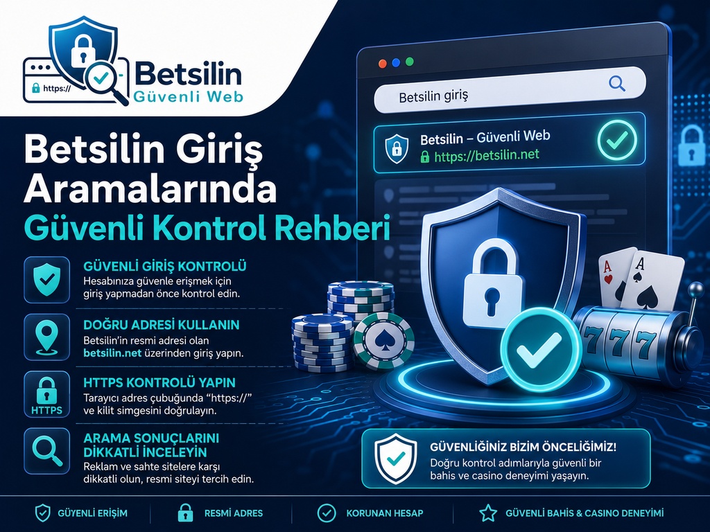 Betsilin giriş aramalarında adres kontrolü ve güvenli erişim rehberi