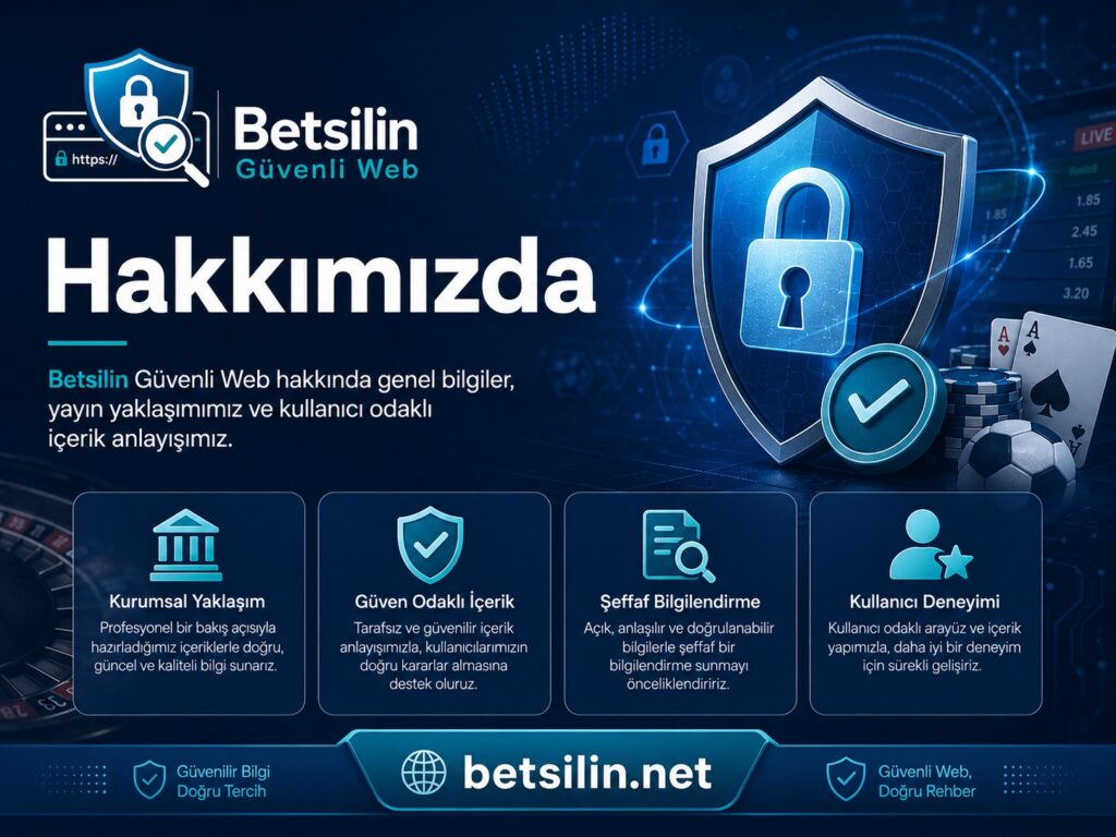 Betsilin Güvenlik hakkında sahte site farkındalığı ve adres kontrolü bilgilendirme görseli