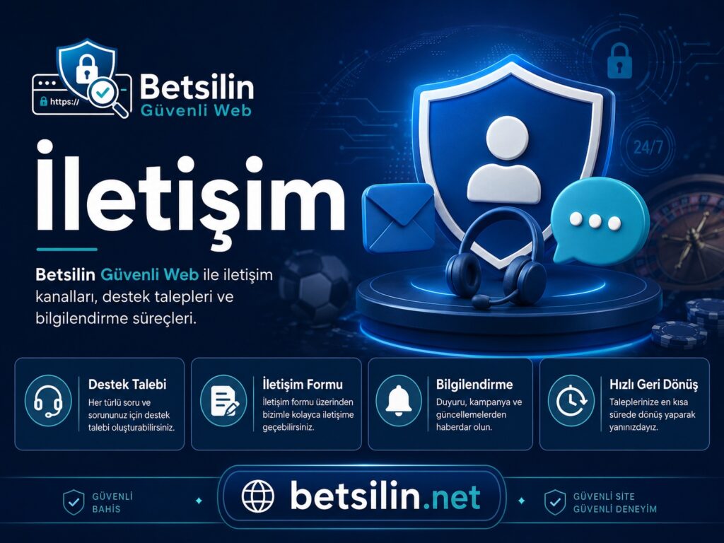 Betsilin Güvenlik iletişim ve kullanıcı bilgilendirme sayfası görseli