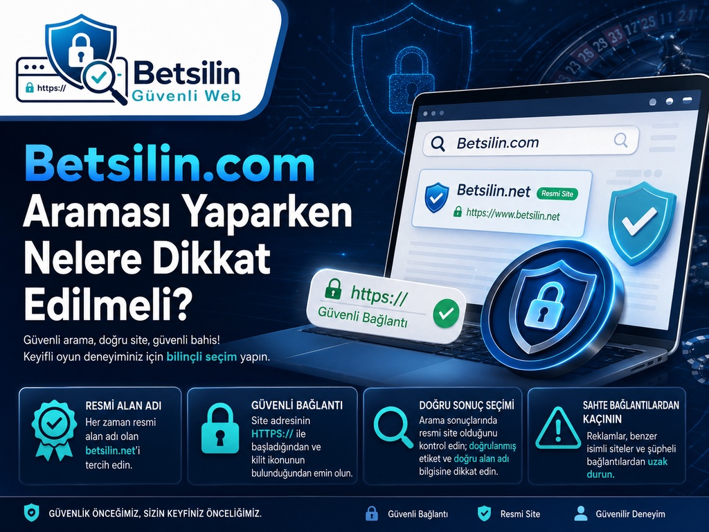 Betsilin sorumlu kullanım ve 18+ bilgilendirme rehberi görseli