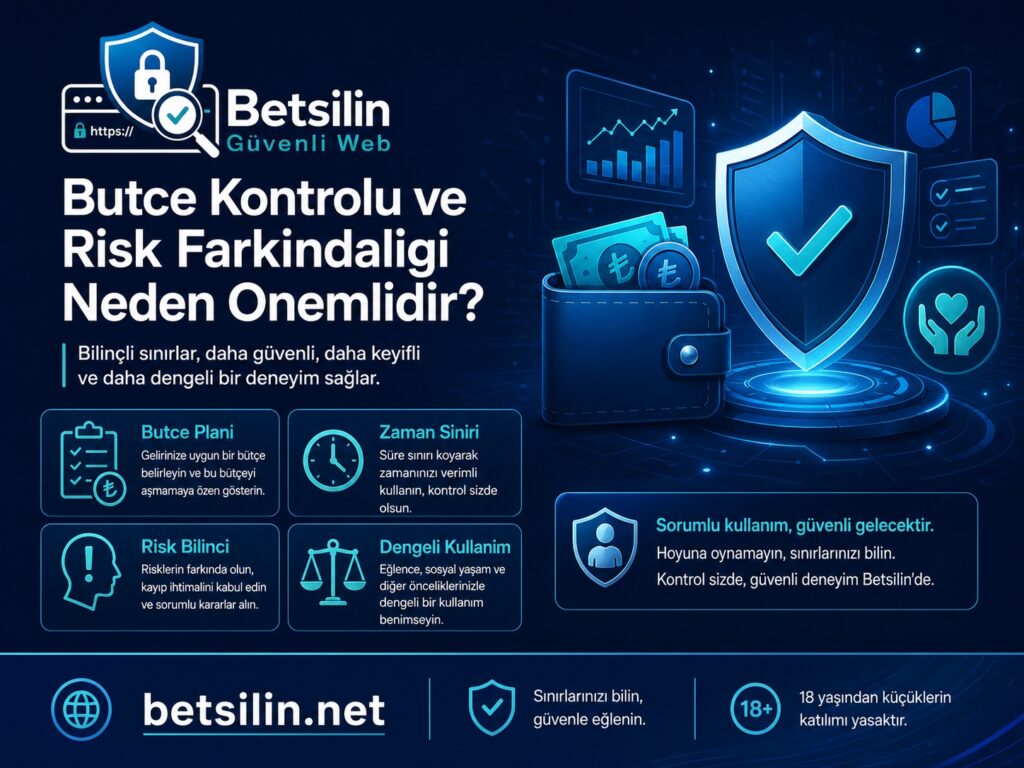 Bütçe kontrolü ve risk farkındalığı için sorumlu kullanım rehberi görseli